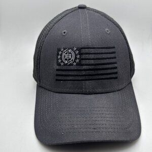 Hellanbach Logo Ball cap Embroidered Black New Era 39Thirty Large XL